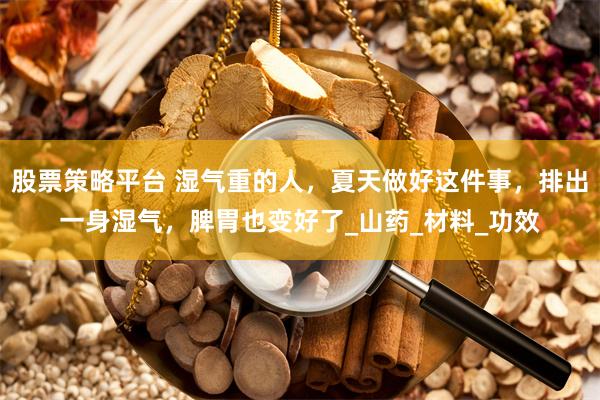 股票策略平台 湿气重的人，夏天做好这件事，排出一身湿气，脾胃